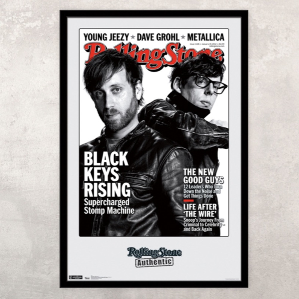 Black Keys Rising Rolling Stone Magazine Cover Poster (22 x 34)